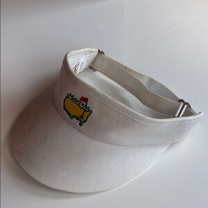 White Masters Golf Visor